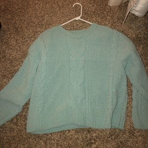 forever 21 tiffany blue sweater